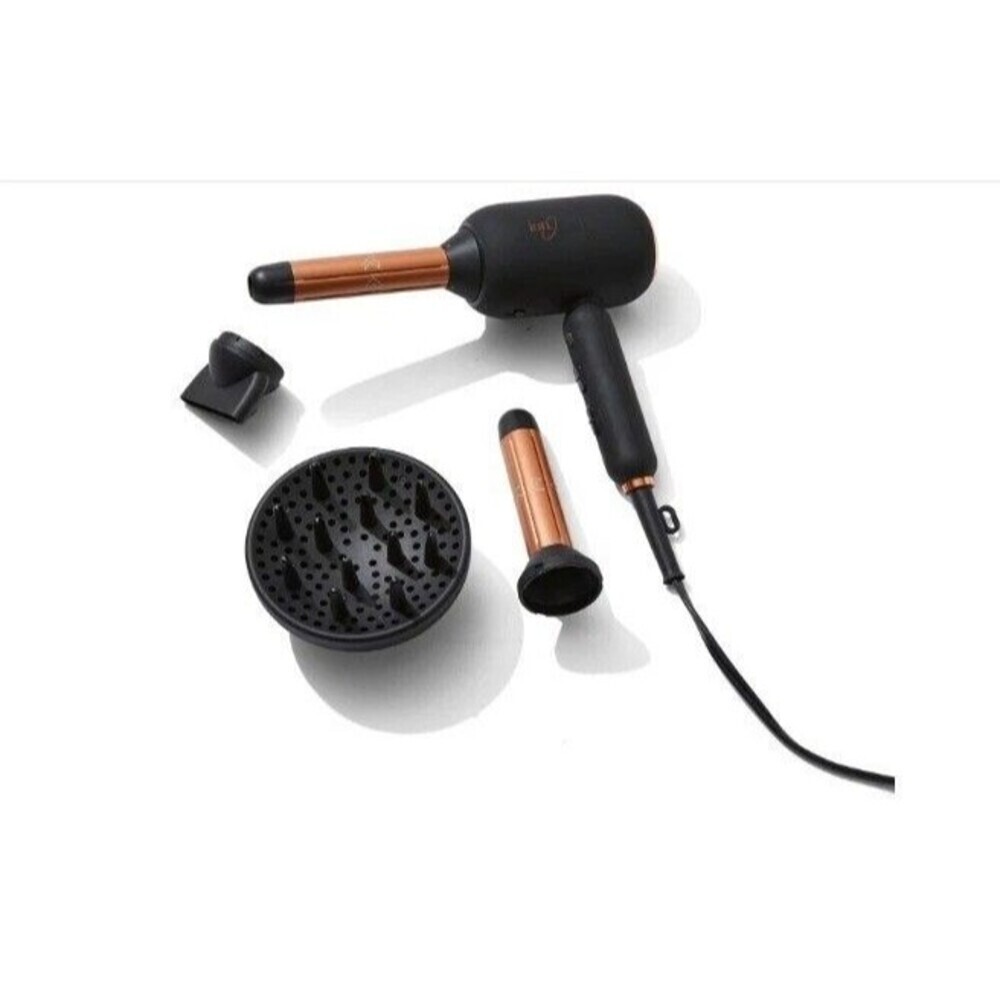 Ion Luxe 4-In-1 Autowrap Airstyler - Interchangeable Hair Dryer & Curler Dyson